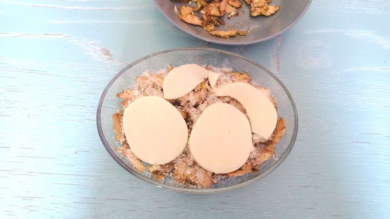 Tortino di carciofi al formaggio, cotti in forno 2