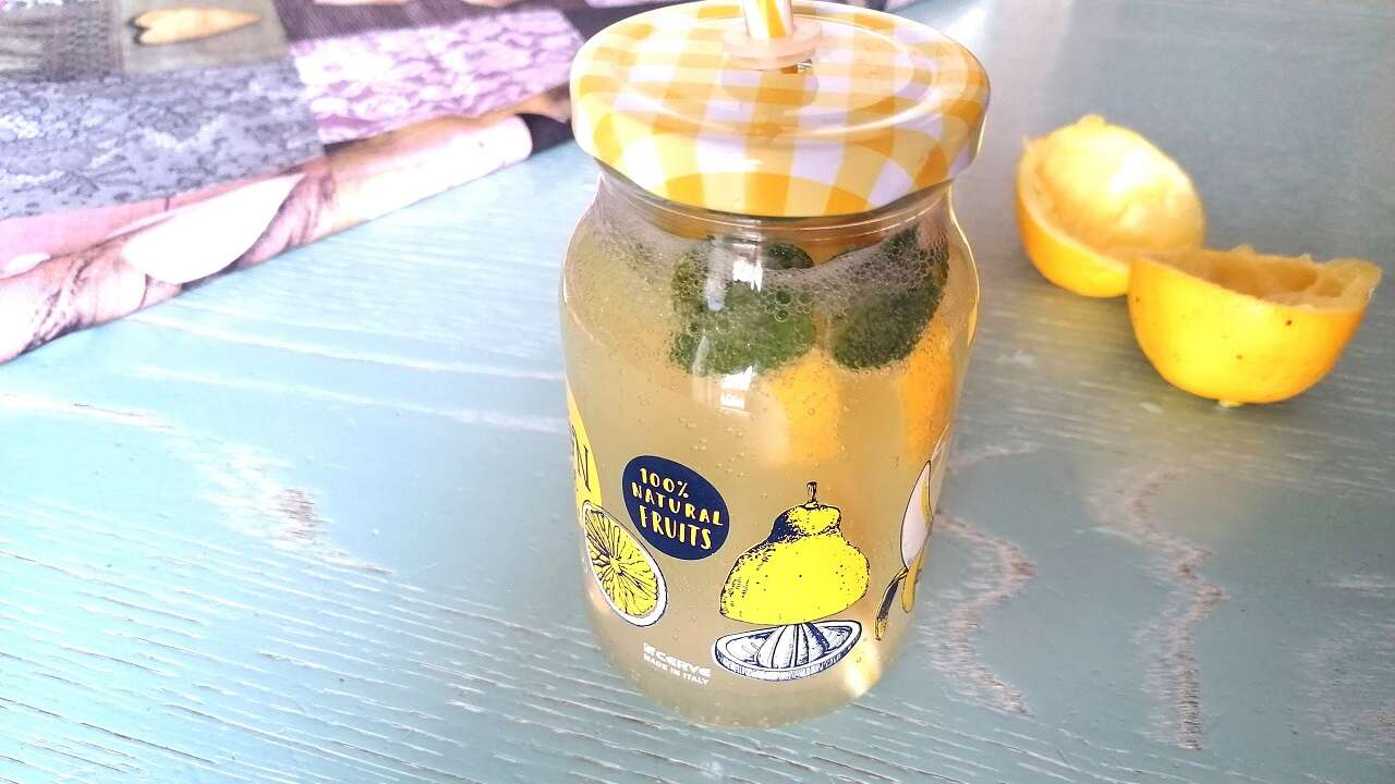 Limonata alla menta fatta in casa 2