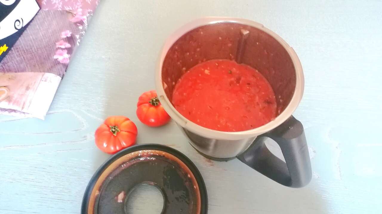 Salsa di pomodoro fresco Bimby 1