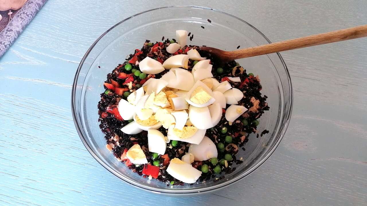 Insalata di riso venere, piatto veloce 2