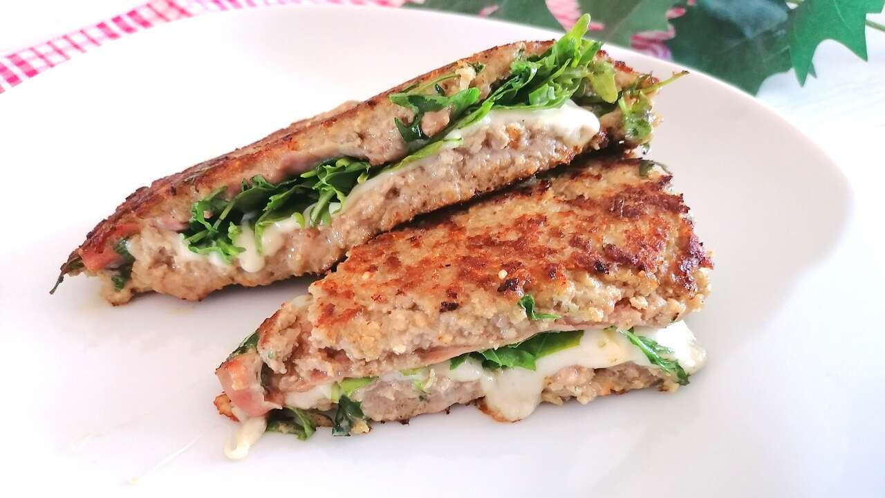 Tramezzini di carne con la rucola 5