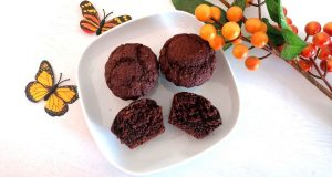Muffin al cacao integrali all’acqua: con e senza Bimby