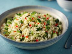 Insalata di riso integrale fredda: 400 calorie che ti saziano per 5 ore insalata di riso integrale