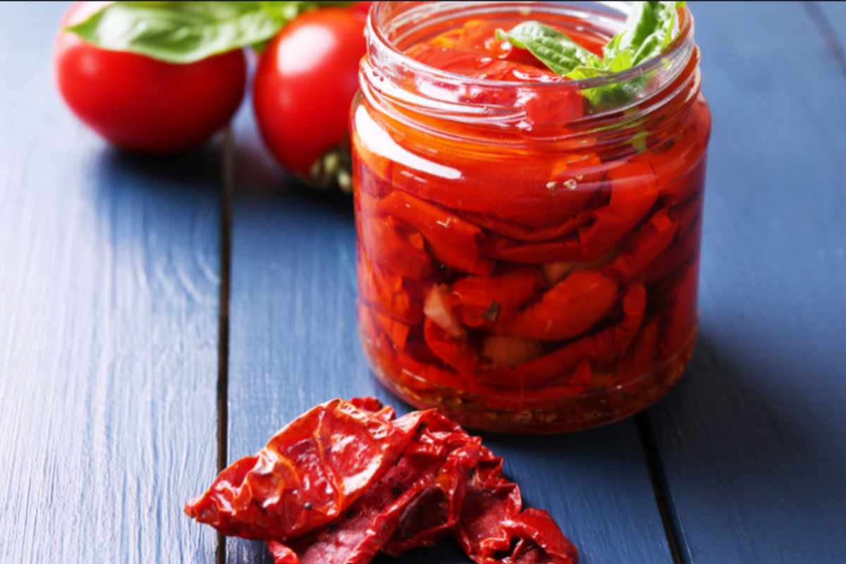 pomodori secchi sott'olio ricetta con Bimby pomodori secchi sott'olio