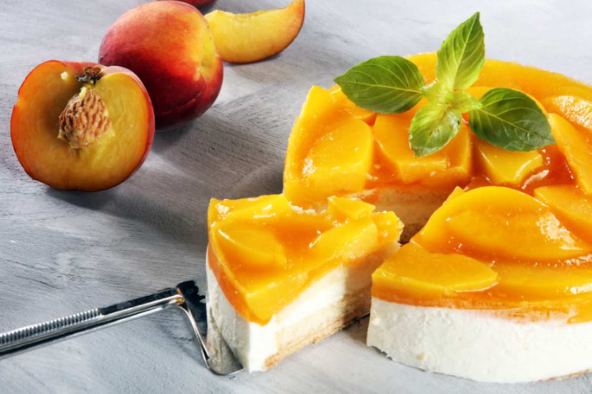 cheesecake fredda alle pesche ricetta cheesecake fredda alle pesche