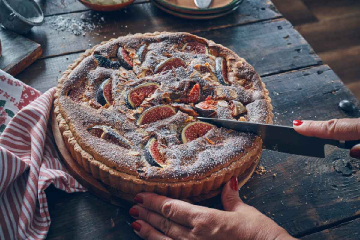 crostata fichi e mandorle ricetta crostata fichi e mandorle