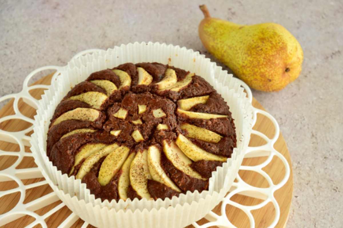 torta pere e cioccolato ricette senza burro torta pere e cioccolato