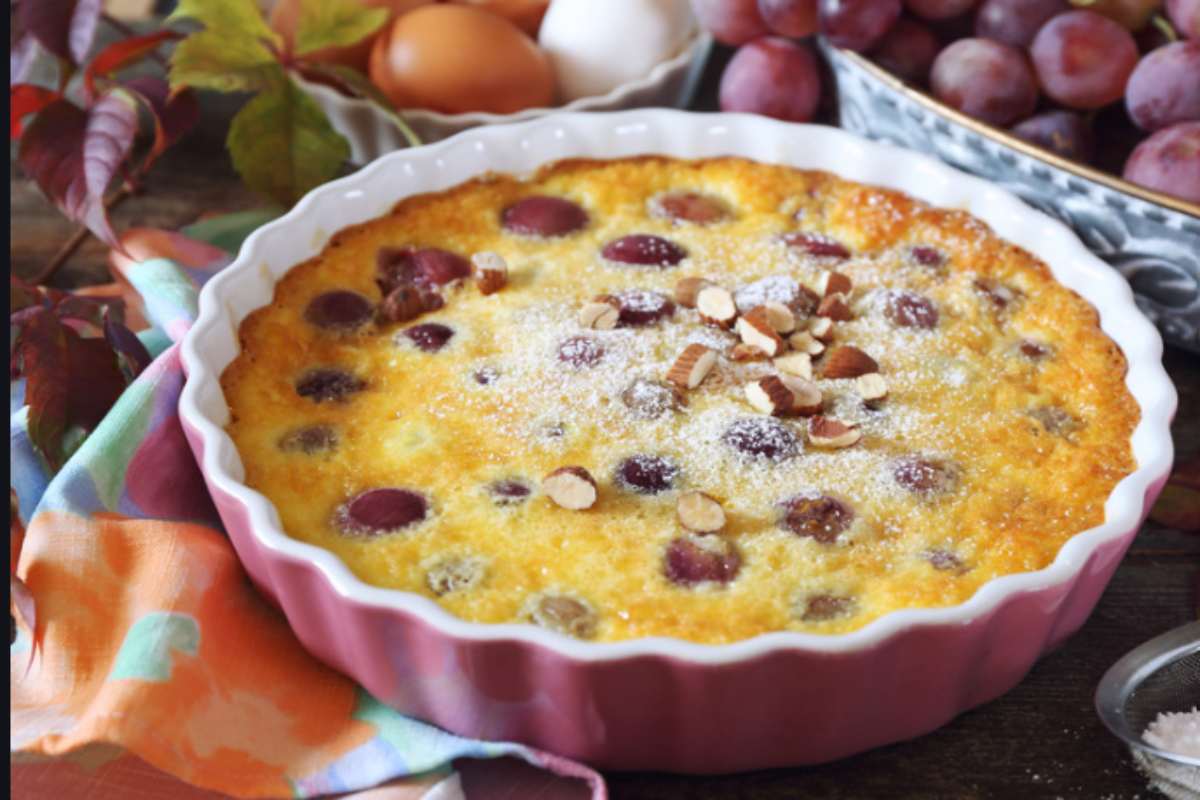clafoutis uva fragola ricette clafoutis uva fragola